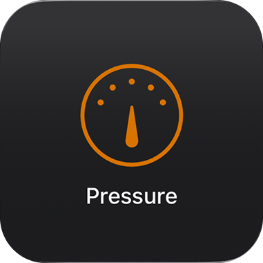 Single-category widget showing the Pressure category launcher